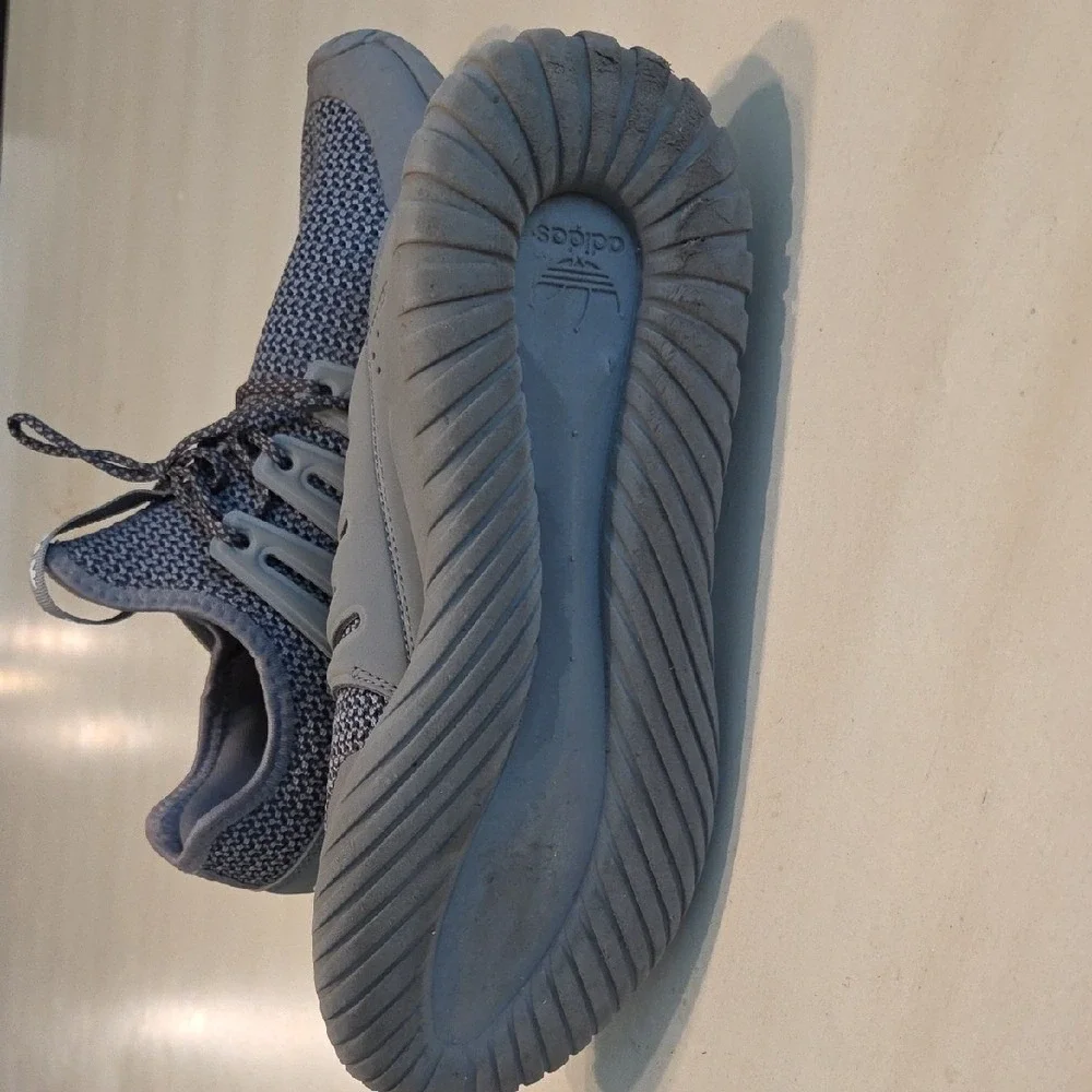 Adidas Gray Knit Original Tubular RADIAL Running Shoe - Picture 8 of 8
